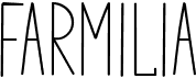 preview image of the Farmilia font