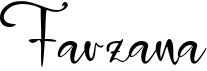 preview image of the Farzana font
