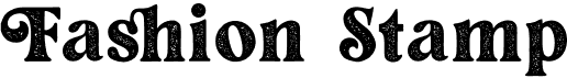 preview image of the Fashion Stamp font