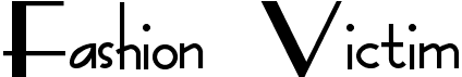 preview image of the Fashion Victim font