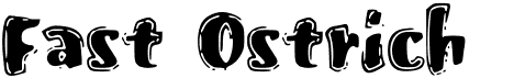 preview image of the Fast Ostrich font