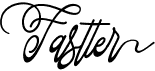 preview image of the Fastter font
