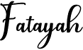 preview image of the Fatayah font
