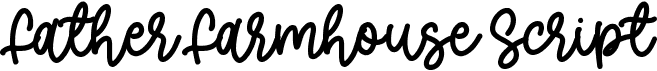 preview image of the Father Farmhouse Script font