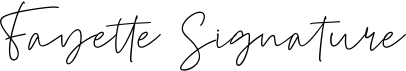 preview image of the Fayette Signature font