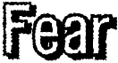 preview image of the Fear font