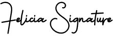 preview image of the Felicia Signature font