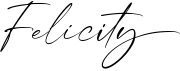 preview image of the Felicity font