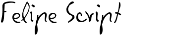 preview image of the Felipe Script font