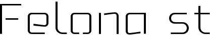 preview image of the Felona st font