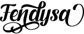 preview image of the Fendysa font
