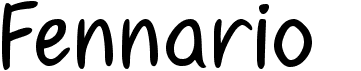 preview image of the Fennario font