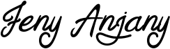 preview image of the Feny Anjany font
