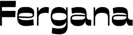 preview image of the Fergana font