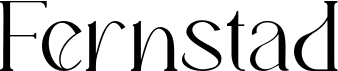 preview image of the Fernstad font