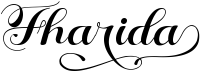preview image of the Fharida font