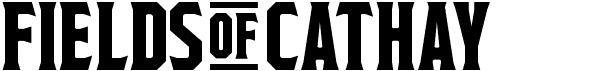 preview image of the Fields of Cathay font