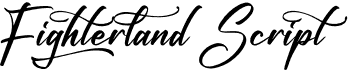 preview image of the Fighterland Script font