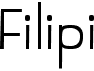 preview image of the Filipi font