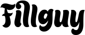 preview image of the Fillguy font