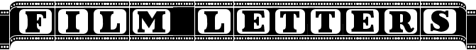 preview image of the Film Letters font