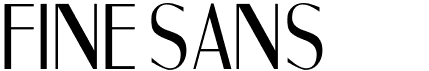 preview image of the Fine Sans font
