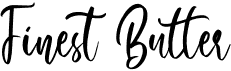 preview image of the Finest Butter font