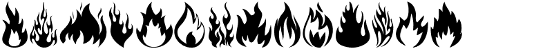 preview image of the Fire font