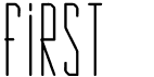 preview image of the First font