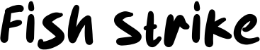 preview image of the Fish Strike font