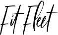 preview image of the Fit Fleet font