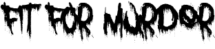 preview image of the Fit for Murder font