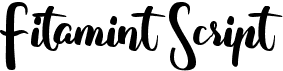 preview image of the Fitamint Script font