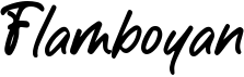 preview image of the Flamboyan font