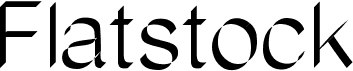 preview image of the Flatstock font