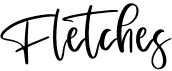 preview image of the Fletches font