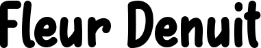 preview image of the Fleur Denuit font
