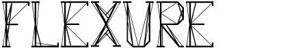 preview image of the Flexure font