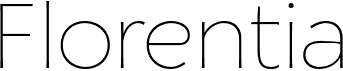 preview image of the Florentia font