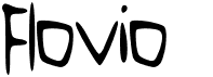 preview image of the Flovio font