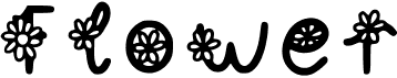 preview image of the Flower font