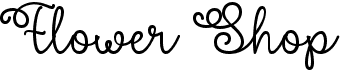 preview image of the Flower Shop font