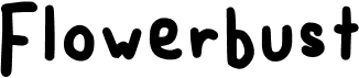 preview image of the Flowerbust font