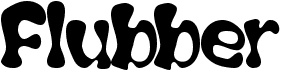 preview image of the Flubber font