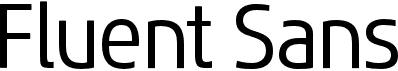 preview image of the Fluent Sans font