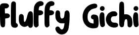 preview image of the Fluffy Gichi font