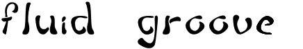preview image of the Fluid Groove font