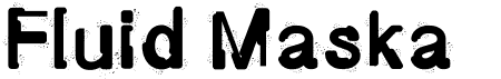 preview image of the Fluid Maska font