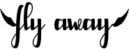 preview image of the Fly Away font