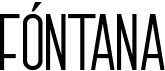 preview image of the Fóntana font
